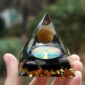HANDMADE-Tiger-Eye-Crystal-Sphere-Obsidian-Quartz-Orgone-Pyramid-60MM-Reiki-Energy-Healing-Chakra-Meditation-5