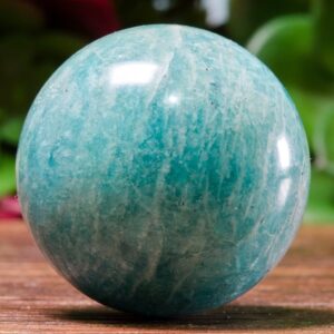 Amazonite crystal ball (sometimes called Tianhe Stone)