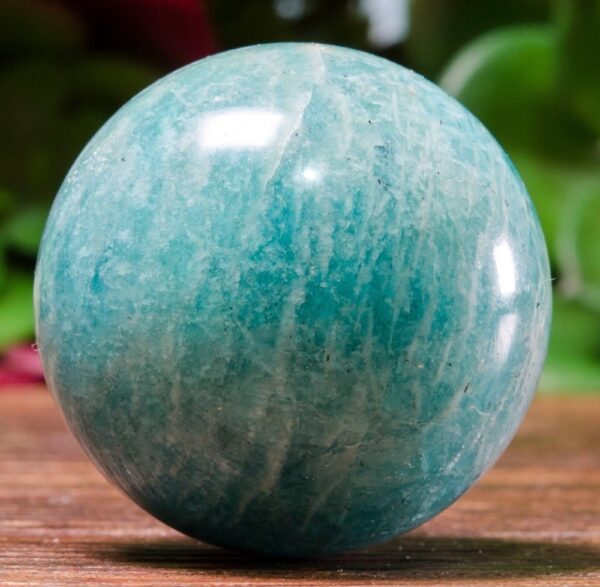 Amazonite crystal ball (sometimes called Tianhe Stone)