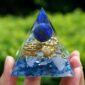 Orgonite-Pyramid-Lapis-Lazuli-Crystal-Shpere-With-Blue-Chalcedony-Copper-Energy-Reiki-Healing-Chakra-Orgone-Pyramide
