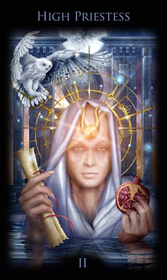Legacy of the Divine Tarot - The High Priestess