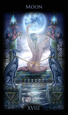 Legacy of the Divine Tarot - The Moon