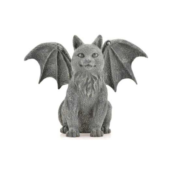 Winged Cat Gargoyle 6 1/2"