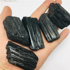 Black Tourmaline raw crystals