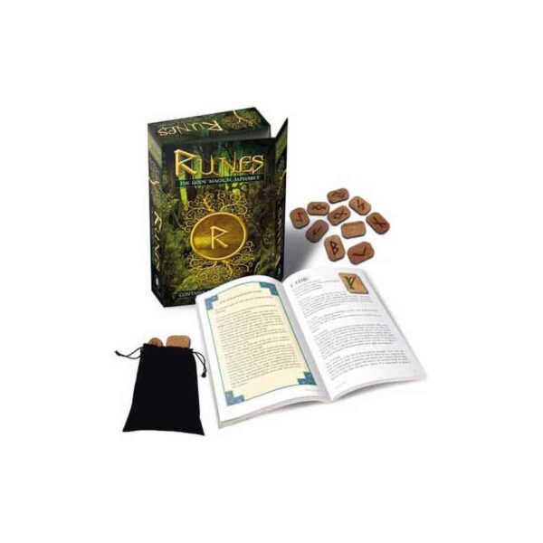 Runes: Gods Magical Alphabet (Deck & Book) by Bianca Luna
