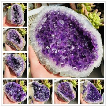 Amethyst Geode Cluster (215 grams to 2.5 kilogram sizes available)