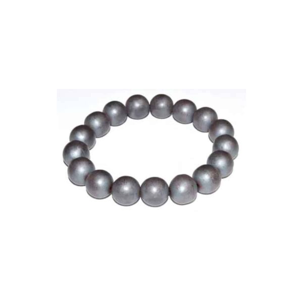 12 mm Matte Hematite Bracelet