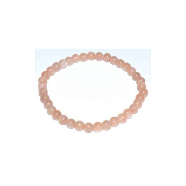 5-7 mm Peach Moonstone Bracelet