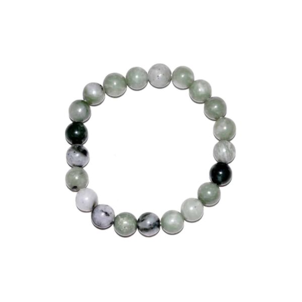 8 mm Green Jade Bracelet