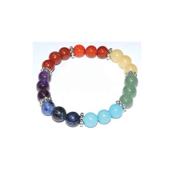 8 mm 7 Chakra Flower
