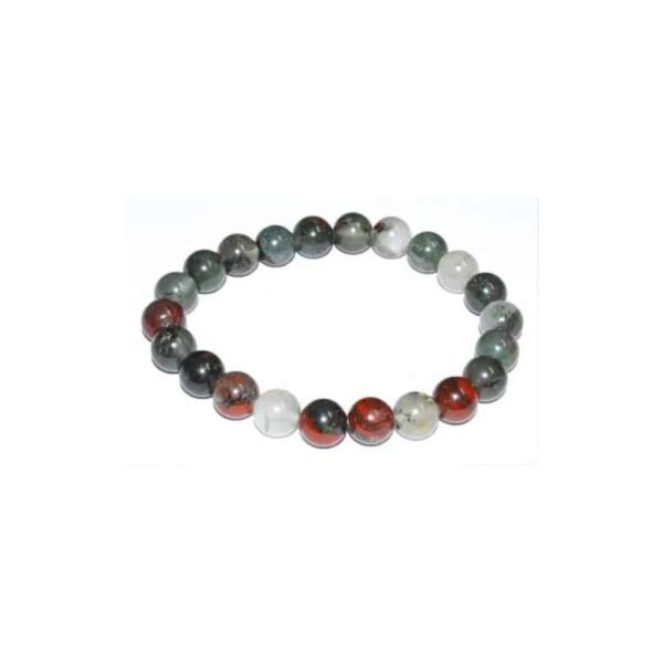 8 mm Bloodstone (Seftonite) Bracelet