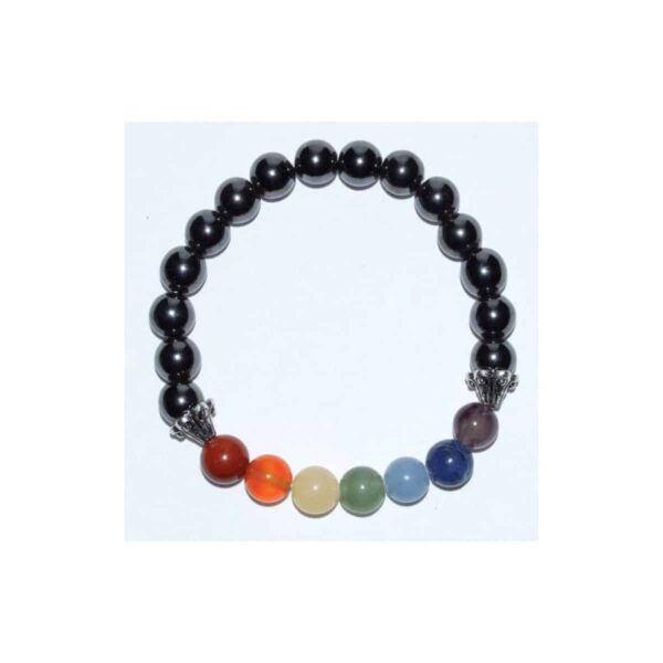 8 mm Chakra & Hematite