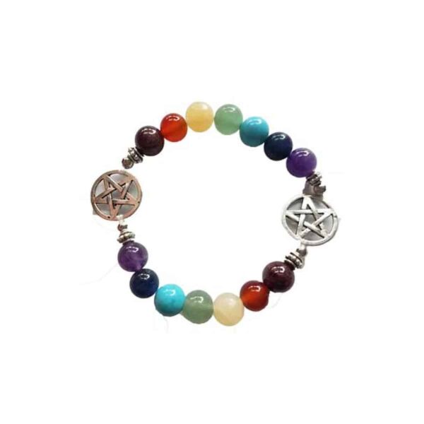 8 mm Chakra & Pentagrams