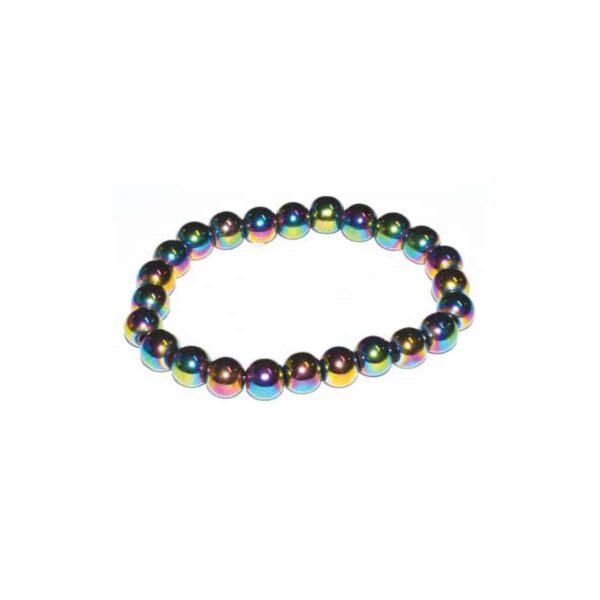8 mm Rainbow Hematite