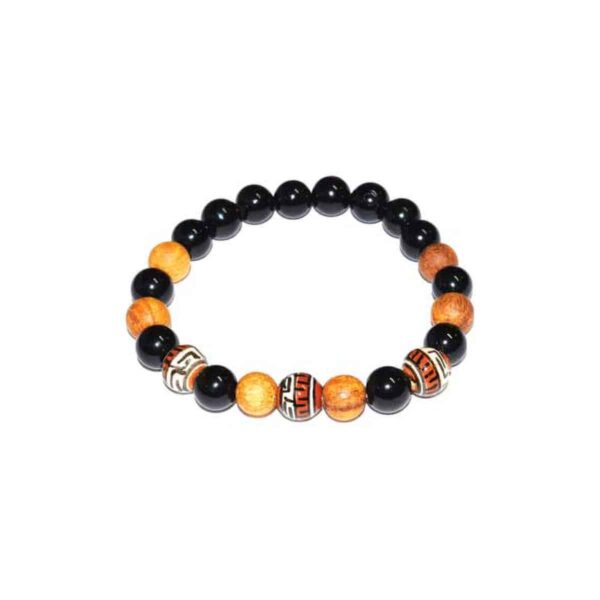 8 mm Palo Santo Black Tourmaline Bracelet