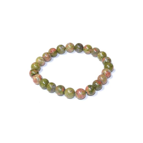 8 mm Unakite Bracelet