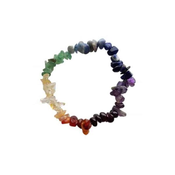7 Chakra Chip Bracelet