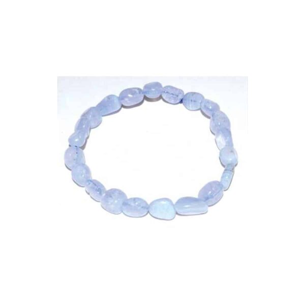Blue Lace Agate Nugget Bracelet