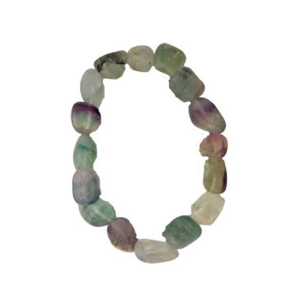 Rainbow Fluorite Gemstone Bracelet