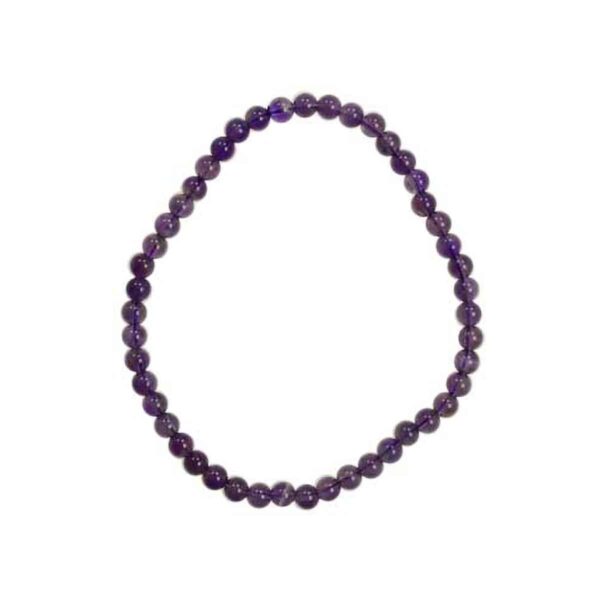 4 mm Amethyst Stretch Bracelet