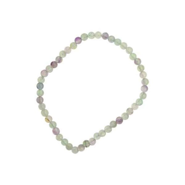 4 mm Fluorite Stretch Bracelet