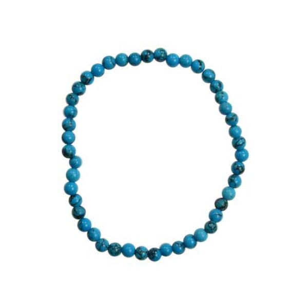 4mm Turquoise stretch bracelet