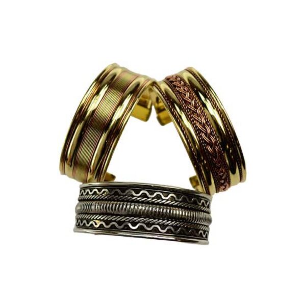 1" assorted Two Tone bracelet