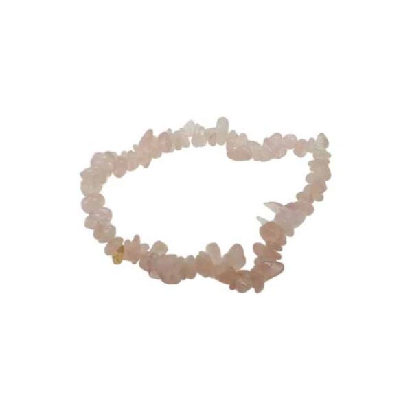 Rose Quartz Chip Bracelet