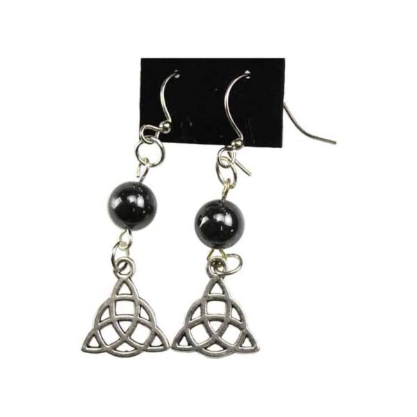 Hematite Triquetra earrings
