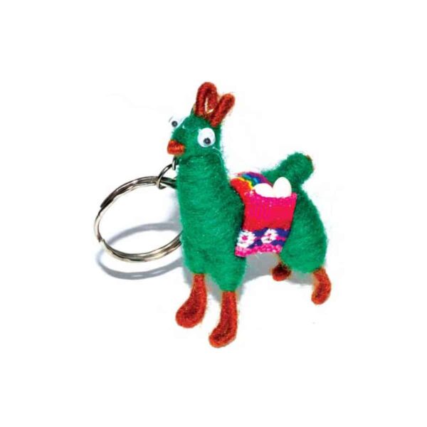 Money Llama key ring