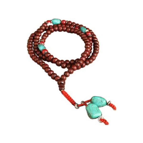 Rosewood & Turquoise japmala