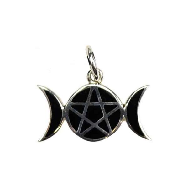 Pentagram Moons Sterling Silver