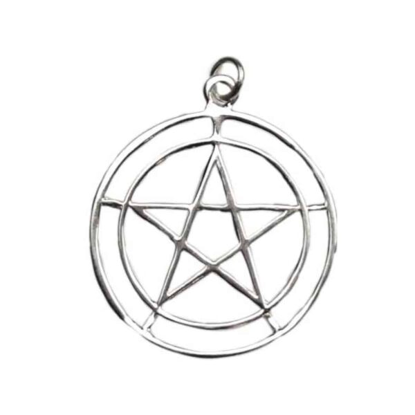 2-Circle Pentagram sterling