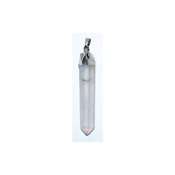 (set of 3) 2" White Quartz pendant
