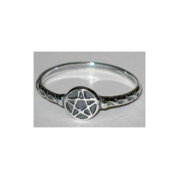Pentagram ring size 7 sterling