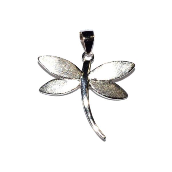 7/8" Dragonfly sterling pendant