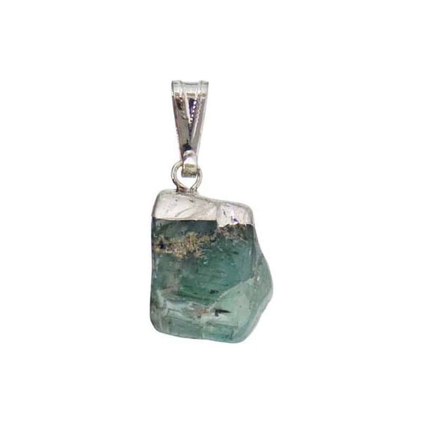 Aquamarine tumbled pendant