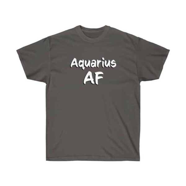 Aquarius AF - Zodiac Collection - Unisex Ultra Cotton Tee - Image 7