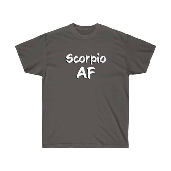 Scorpio AF - Zodiac Collection - Unisex Ultra Cotton Tee - Image 7