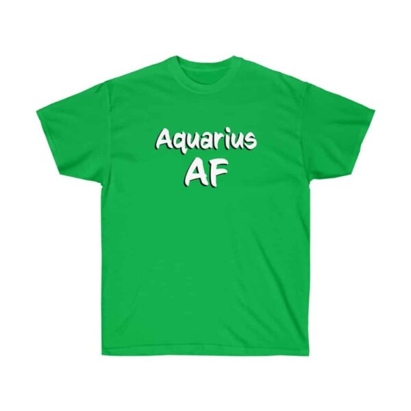 Aquarius AF - Zodiac Collection - Unisex Ultra Cotton Tee - Image 9