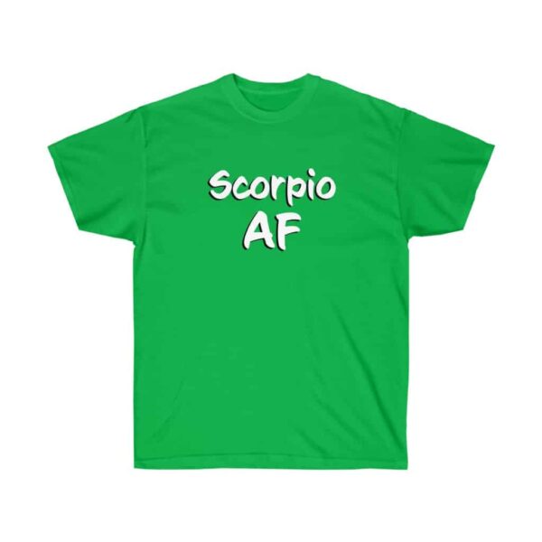 Scorpio AF - Zodiac Collection - Unisex Ultra Cotton Tee - Image 9