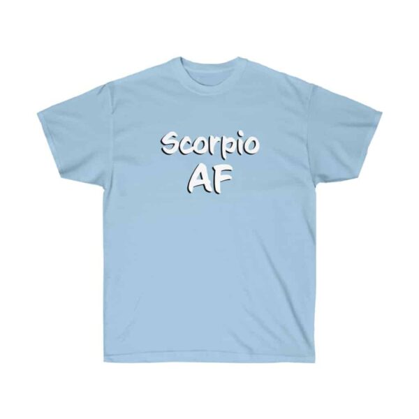 Scorpio AF - Zodiac Collection - Unisex Ultra Cotton Tee - Image 13
