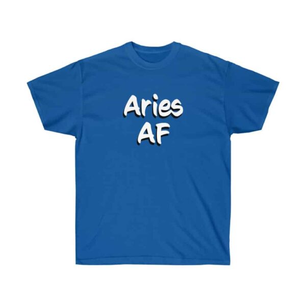 Aries AF - Zodiac Collection - Unisex Ultra Cotton Tee - Image 17