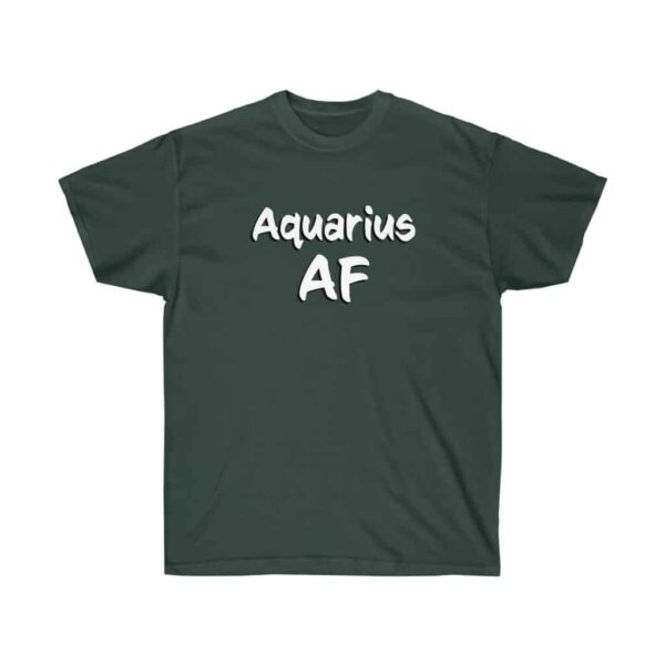 Aquarius AF - Zodiac Collection - Unisex Ultra Cotton Tee - Image 11