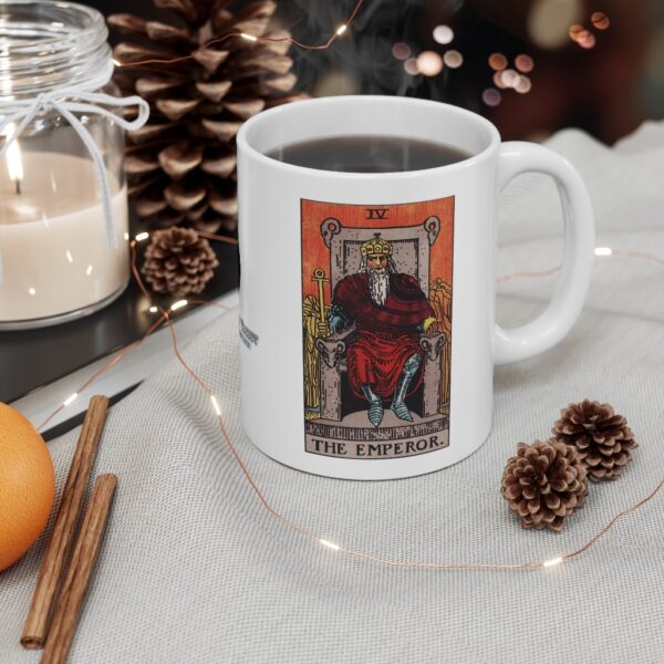 The Emperor - Major Arcana Collection - Ceramic Tarot Card Mug 11oz - Image 4