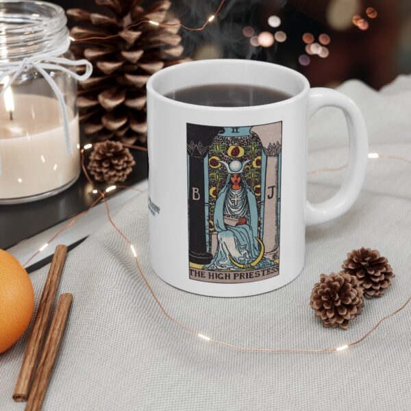 The High Priestess - Major Arcana Collection - Ceramic Tarot Card Mug 11oz - Image 4