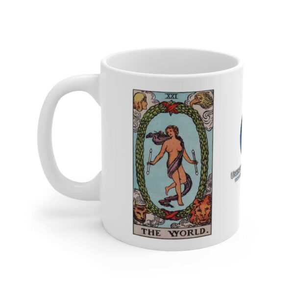 The World - Major Arcana Collection - Ceramic Tarot Card Mug 11oz - Image 3