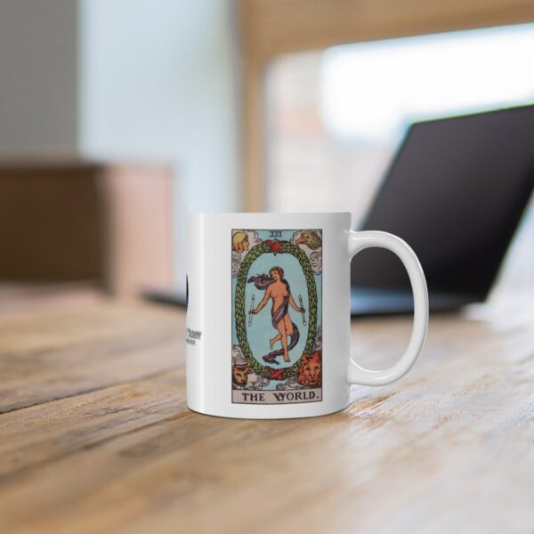 The World - Major Arcana Collection - Ceramic Tarot Card Mug 11oz - Image 6