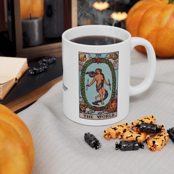 The World - Major Arcana Collection - Ceramic Tarot Card Mug 11oz - Image 7