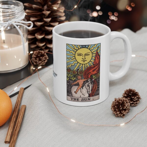 The Sun - Major Arcana Collection - Ceramic Tarot Card Mug 11oz - Image 4